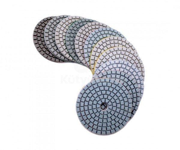 Gyémánt polírozó korong, polírkorong, 8 cm 400-as