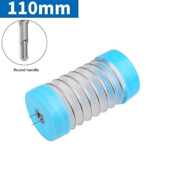 Rugalmas elektromos fúró porvédő, 110 mm - Kék